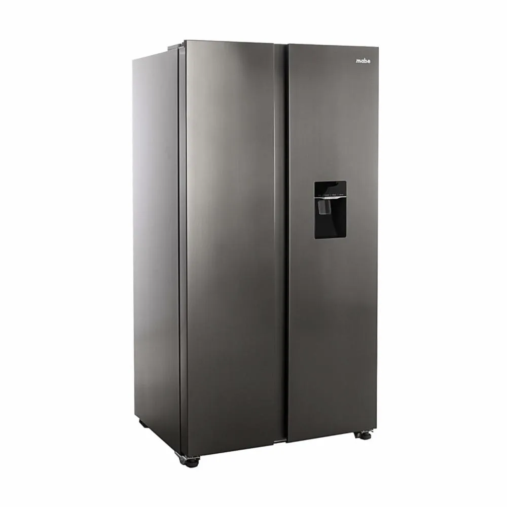 Refrigeradora Doble Puerta Modelo:mse521qmlss0 MABE 525 Litr: La Tecnologia Home Energy Saver Es Una Caracteristica Que Ofrece Tranquilidad