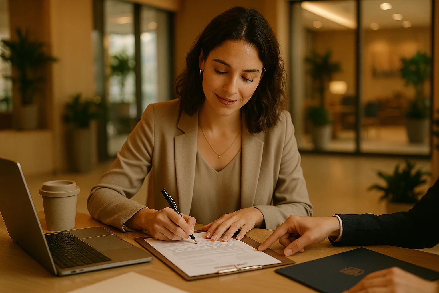 Mujer ahorrando dinero