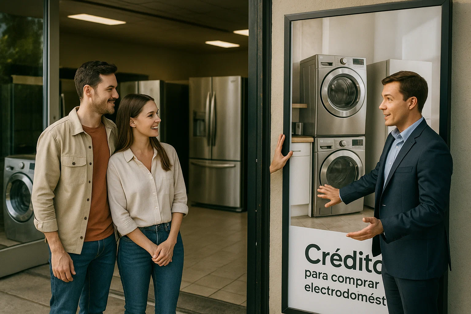 comprado con crédito electrodomésticos